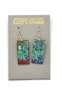 Van Gogh Iris Earrings